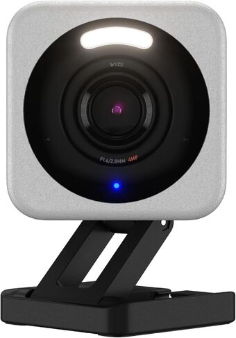 WYZE Cam v4 (Latest Model), 2.5K AI Security Camera, Indoor/Outdoor Cameras for Home Security, Baby Monitor & Pet Camera, Vibrant Color Night Vision, No Subscription Required in Saudi Arabia