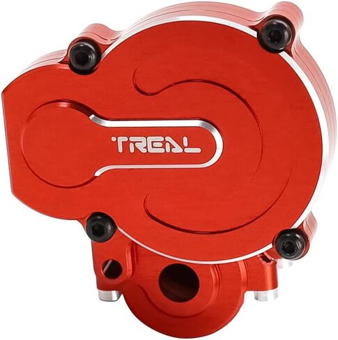 TREAL Aluminum 7075 Transmission Gear Box Assembly Set for FMS FCX24 Power Wagon (Blue) in Saudi Arabia