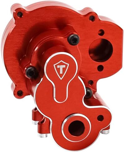 TREAL Aluminum 7075 Transmission Gear Box Assembly Set for FMS FCX24 Power Wagon (Blue) in Saudi Arabia