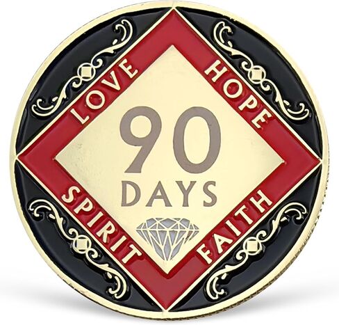 4 Year NA Medallion Four Year Recovery Chip for NA AA 12 Step Narcotics Anonymous Coin Anniversary Token Clean and Sober Gifts for Men Women Celebrating Sobriety and Addiction Recovery in Saudi Arabia
