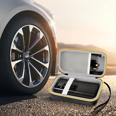 حافظة متوافقة مع Fanttik X8/ لمنفاخ الإطارات Convtoya ضاغط هواء محمول 150 رطل لكل بوصة مربعة، مضخة هواء لإطارات السيارة، حامل تخزين لأنبوب الهواء، المحول والملحقات الأخرى (الصندوق فقط) in Kuwait