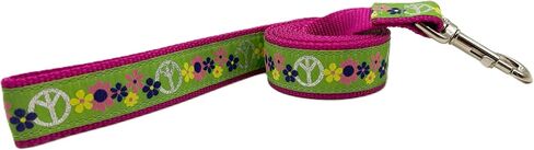 Heavy Duty Adjustable Dog Collar or Dog Leash - Ideal Dog Collars and Leashes Come in Different Sizes for Dogs from X-Large to X-Small. Groovy BOHO (Large Collar 1.25 inch Wide) in Saudi Arabia