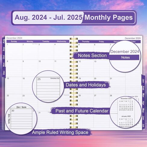 مخطط المعلم 2024-2025 العام الدراسي، أغسطس 2024 - يوليو 2025 مخطط دروس المعلم الأسبوعي والشهري، 8.5 × 11 بوصة، أفضل مخطط للمعلم مع علامات تبويب شهرية، مخطط دروس A4 للمعلمين in Kuwait