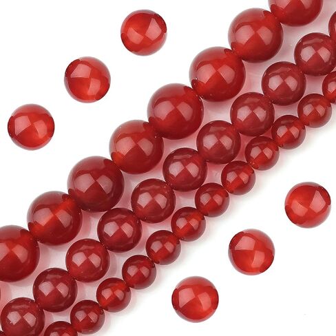Natural Stone Beads 8mm Green Red Imperial Jasper Polished Round Smooth Gemstone Beads for Jewelry Making Adults 15 Inch(Green Red Imperial Jasper,8mm) in Kuwait