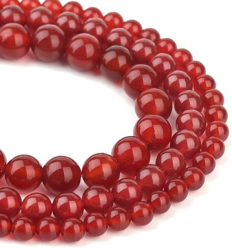 Natural Stone Beads 8mm Green Red Imperial Jasper Polished Round Smooth Gemstone Beads for Jewelry Making Adults 15 Inch(Green Red Imperial Jasper,8mm) in Kuwait