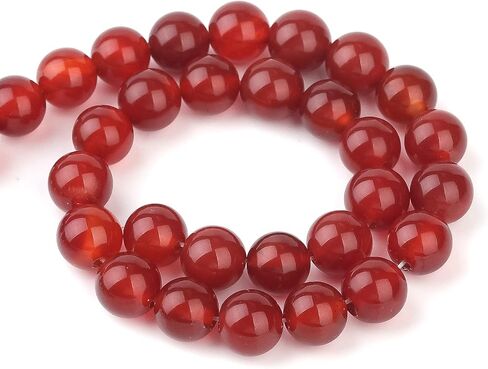 Natural Stone Beads 8mm Green Red Imperial Jasper Polished Round Smooth Gemstone Beads for Jewelry Making Adults 15 Inch(Green Red Imperial Jasper,8mm) in Kuwait