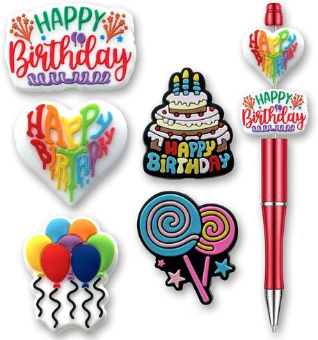 Dog Silicone Focal Beads for Pens, Focal Beads Bulk for Bead Pens Keychain Jewelry Making in Saudi Arabia