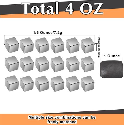 BBTO 3 Ounce Tungsten Cubed Weights and 1 Ounce Tungsten Putty Incremental Derby Weight Compatible with Pinewood Car Derby Weights for Maximum Speed in Saudi Arabia
