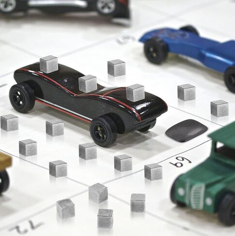 BBTO 3 Ounce Tungsten Cubed Weights and 1 Ounce Tungsten Putty Incremental Derby Weight Compatible with Pinewood Car Derby Weights for Maximum Speed in Saudi Arabia