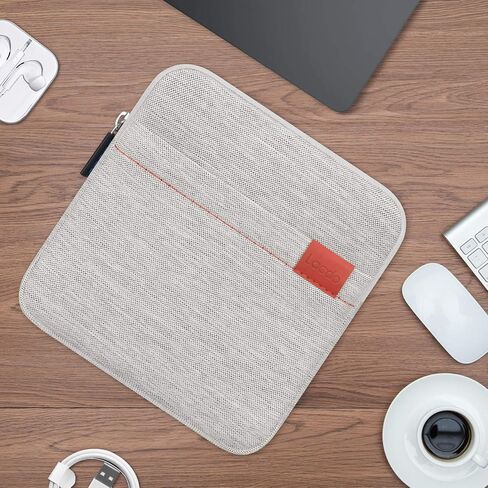 Lacdo Waterproof External USB CD DVD Writer Blu-Ray Protective Storage Carrying Case Bag Compatible Apple MD564ZM/A SuperDrive,Magic Trackpad, Samsung/LG/Dell/ASUS/External DVD Drives, Black in Saudi Arabia