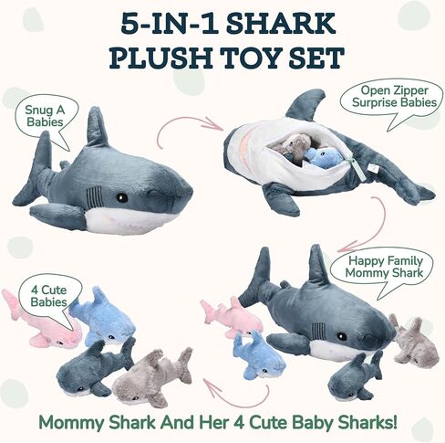 Wonder Products Shark Plush - حيوان القرش المحشو - لعبة حيوان القرش القطيفة للأطفال الصغار لعبة سمك القرش المحشوة - حيوان بحري لطيف ومحبوب للأطفال - ديكور وهدية للأطفال - أزرق ناعم in Saudi Arabia