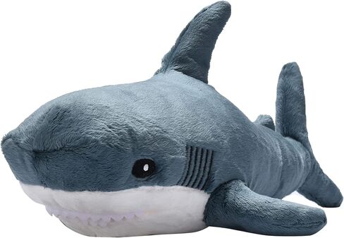Wonder Products Shark Plush - حيوان القرش المحشو - لعبة حيوان القرش القطيفة للأطفال الصغار لعبة سمك القرش المحشوة - حيوان بحري لطيف ومحبوب للأطفال - ديكور وهدية للأطفال - أزرق ناعم in Saudi Arabia