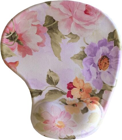 Ergonomic Aesthetic Portable Mouse Pad Non-Slip Computer Mouse Pads Small 3D Gel Mouse Pad with Wrist Rest Orange in Saudi Arabia