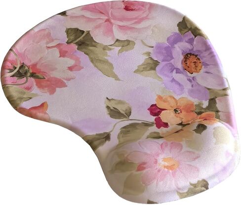 Ergonomic Aesthetic Portable Mouse Pad Non-Slip Computer Mouse Pads Small 3D Gel Mouse Pad with Wrist Rest Orange in Saudi Arabia