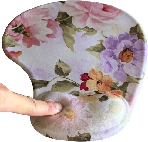 Ergonomic Aesthetic Portable Mouse Pad Non-Slip Computer Mouse Pads Small 3D Gel Mouse Pad with Wrist Rest Orange in Saudi Arabia