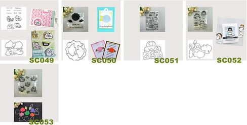 Stamps and Dies for Card Making, Santa Claus DIY Scrapbooking Arts Crafts, Metal Cutting Dies Clear Stamps Sets Arts Supplies Silicone Gifts for Christmas, Thanksgiving, Halloween (SC040) in Saudi Arabia
