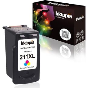 Inktopia Remanufactured Ink Cartridge Replacement for Canon CL-211XL 211XL 211 XL Single Pack (1 Tri-Color) for Canon PIXMA MP495 IP2700 MP490 MP480 MP280 MX330 MX340 XM410 MX420 MX350 Printer