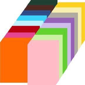 Thenshop 160 Pcs Cardstock Paper 16 Assorted Color 250gsm 8.3 x 11.6 A4 Construction Heavy Weight Thick Double Sided Printed Colored Paper for DIY Art Scrapbooking Making School Party