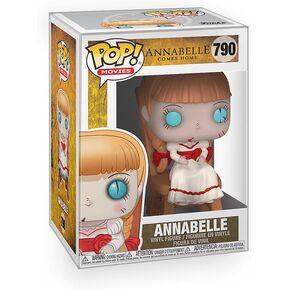 Horror: Annabelle Comes Home - Annabelle in Chair Vinyl Figure Bundle with Compatible Funko Pop Box Protector