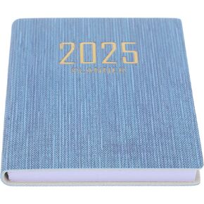 2025 Planner Notebook Mini Daily Schedule Notepad Mini Agenda Pocket Notepad Portable Academic Year Diary Planner Calendar Book for Stationery Office School Supplies, Blue