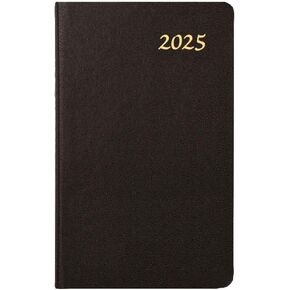 Black Weekly 2025 Pocket Planner
