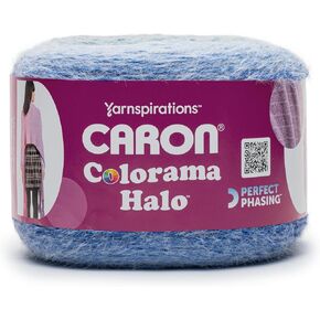 Caron Colorama Halo Perfect Phasing 500g - 1 Pack of 1059 Yards/17.6 oz Purple Orchid 71% Acrylic 18% Nylon 11% Polyester Yarn