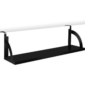 Tandefio Office Cubicle Shelf 24" Hanging Cubicle Storage Organizer Cubicle File Organizer Hanging Shelf Cubicle Accessories Storage Organizer Bookshelf with Cubicle Hooks for Home Desk, Black in Kuwait