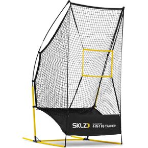 شبكة تدريب كرة القدم المحمولة SKLZ Quickster لدقة تمرير لاعب الوسط (7 × 7 أقدام)