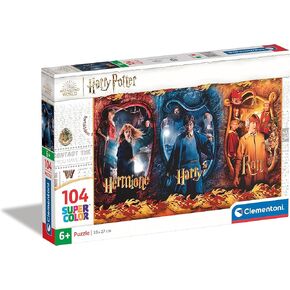 Clementoni 61885 61885-Jigsaw Harry Potter-104 Pieces, Jigsaw Puzzle for Children, Multi-Colour