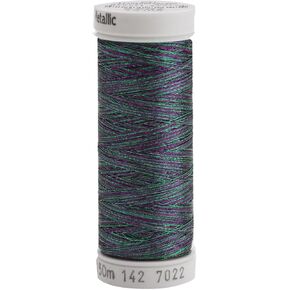 Sulky 142-7022 Metallic Thread for Sewing, Purple and Jade