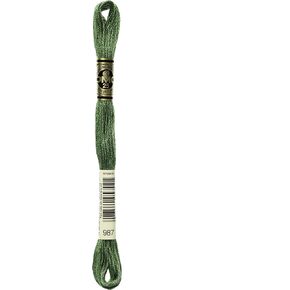 Dmc 6-Strand Embroidery Cotton 8.7yd-Dark Forest Green