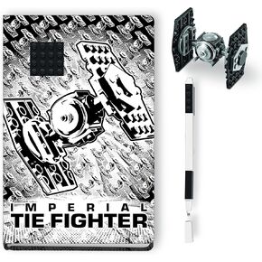 Lego Star Wars Tie Fighter Creativity Set with Journal, Lego Tie Fighter Building Toy, and Black Lego Gel Pen, Ages 6 and up, 1 Set