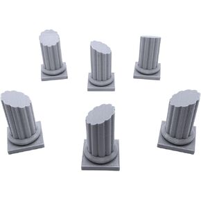 EnderToys Pillars, Terrain Scenery for Tabletop 28mm Miniatures Wargame, 3D Printed and Paintable