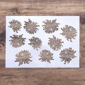 DIY Stencil Template for Painting on Wood Canvas Furniture Wall, A4 Size, Reusable (Harlequin)