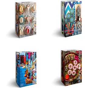 Buffalo Games | Blanc Series | 300 Large Piece Jigsaw Puzzle Value Pack Bundle #4 | Limited Edition | 4 Puzzles Included | Puzzles for Adults | Vivid Photography and Images