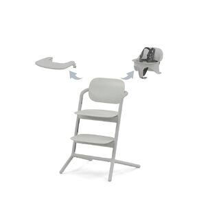 Cybex Lemo High Chair with Modern Design, Easy One Hand Depth and Height Adjustment, Anti-Tip Wheels, and Easy Assembly, Convertible to Adult Chair, Pearl Pink