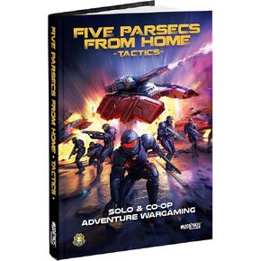 Modiphius Entertainment: Five Parsecs from Home: Tactics - Hardcover RPG Book, Tabletop Roleplaying Game, New Setting & Mechanics, 212 pgs Full Color