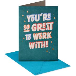 American Greetings Thank You Card for Coworker (Can't Thank You Enough)