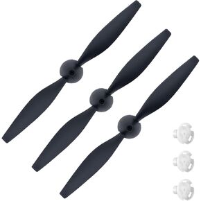 CKYSCHN 3 Pcs Spare RC Plane Propellers 2 Blades, RC Airplane Propellers Replacement with Savers and Adapters for Spitfire RC Planes 761-12 Remote Control Airplane