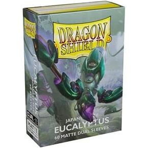 Arcane Tinmen Dragon Shield Japanese Size Sleeves – Matte Dual Eucalyptus 60CT - Card Sleeves Smooth & Tough - Compatible with Pokemon, Yugioh, & Magic The Gathering – MTG, TCG, OCG, (AT-15149)