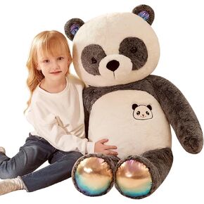 IKASA Giant German Shepherd Dog Stuffed Animal Plush Toy,Large Big Jumbo Soft Toys,26" Cute Huge Size Fluffy Plushy Fat Plushie,Gifts for Kids