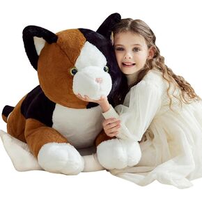 IKASA Giant German Shepherd Dog Stuffed Animal Plush Toy,Large Big Jumbo Soft Toys,26" Cute Huge Size Fluffy Plushy Fat Plushie,Gifts for Kids