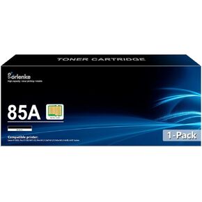 85A CE285A Black Toner Cartridge with Chip (1-Pack), 85A High Yield Toner Replacement for HP 85A Ink Cartridge Works with Laser Pro P1102, P1109 Series, Laser Pro MFP M1212, M1217 Series Printer