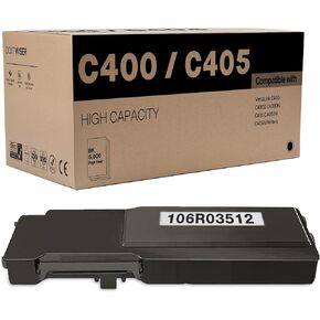 Do it Wiser VersaLink C400/C405 Toner Bundle High Capacity 106R03512 106R03513 106R03514 106R03515 4-Color Set Replacement for Xerox VersaLink C400 C405 C400D C400DN C405DN C405N Printer