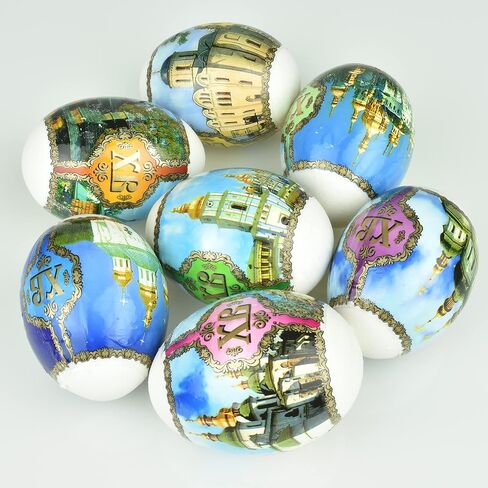 Easter Egg Decorating Kit - Thermo Heat Shrink Sleeve Decoration Easter Egg Wraps - Pysanka Pysanky Patterns - Egg Stickers in Saudi Arabia