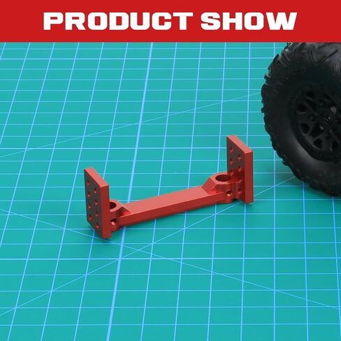 لـ Redcat Gen7 ترقيات حامل المصد المصنوع من خليط معدني لطراز Rc Hobby Car Redcat 110 Everest Redcat Gen7 ProSport (أحمر) in Kuwait