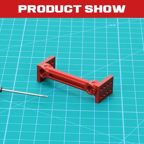 لـ Redcat Gen7 ترقيات حامل المصد المصنوع من خليط معدني لطراز Rc Hobby Car Redcat 110 Everest Redcat Gen7 ProSport (أحمر) in Kuwait