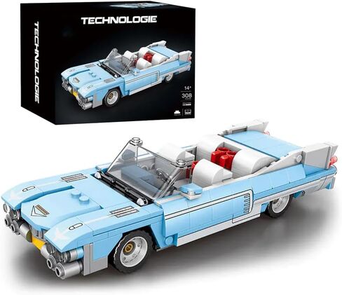 Sports Car Model Building Set for Mazda RX-7, 367 PCS Racing Car Model Building Brick, MOC Super car Building Blocks kit, Construction Vehicle Toys Gift for Kid Adult in Saudi Arabia
