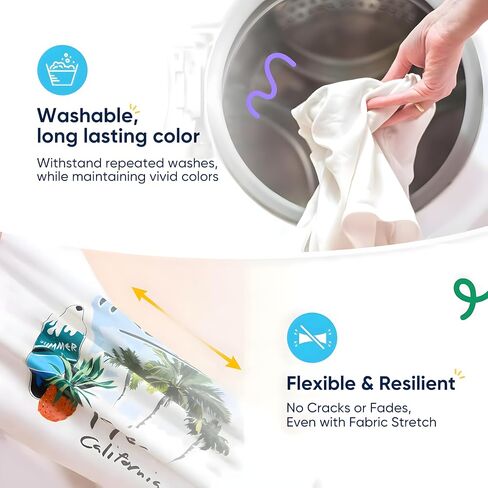 NGOODIEZ DTF Transfer Film Double-Sided Matte Clear DTF Transfer Paper PreTreat Sheets, PET Heat Transfer Paper Suited for All Modified Desktop DTF Printers - A4 (8.3" x 11.7"), 25 DTF Film Sheets in Saudi Arabia