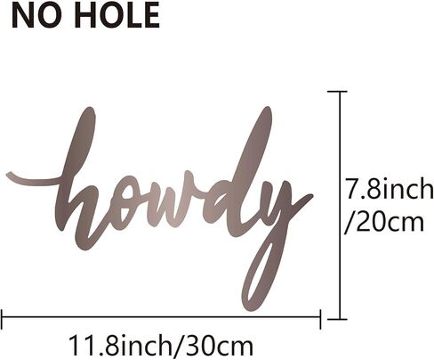 CREATCABIN Wooden Letters Cutout Signs Laser Cut Wood Sign Howdy Wooden DIY Crafts Art Word Unfinished Basswood Slices Decorative Hanging for Wreath Blank Home Wall Door Bedroom 8x12Inch in Kuwait